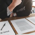 business man with an insurance policy_s